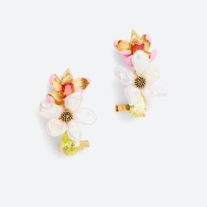 Kate Spade Floral Frenzy Climber earrings